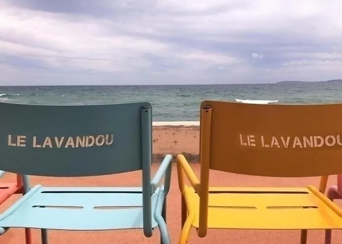 2p En Bord De Avec Parking, 4 Couchages - Le Lavandou - Fr-1-251-909 * Ле-Лаванду